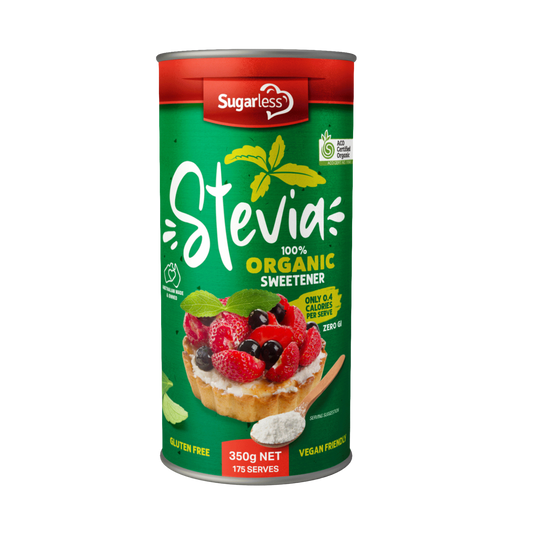 Sugarless Stevia Organic Canister 350g