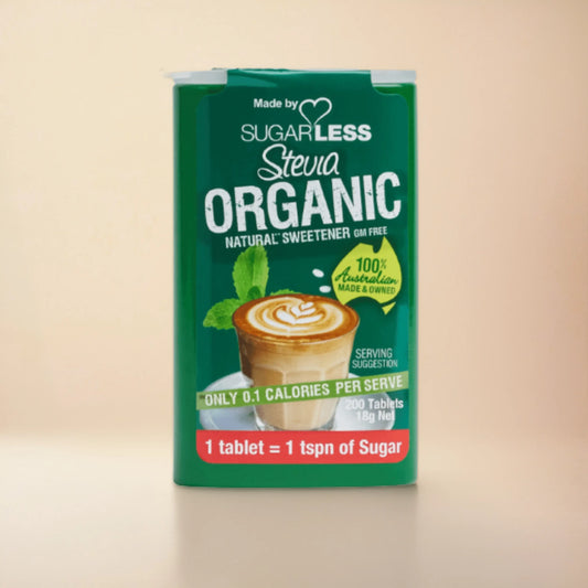 Sugar Free Stevia Organic Sweetener 200 Tablets 