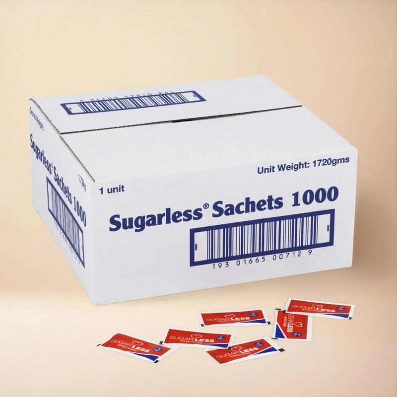 Sugar Free Sweetener Sachets bulk 1000 Pack | Low-Calorie Sweetener