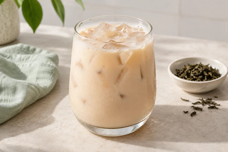 Jasmine coconut milk tea made with Sugarless Liquid Sweetener